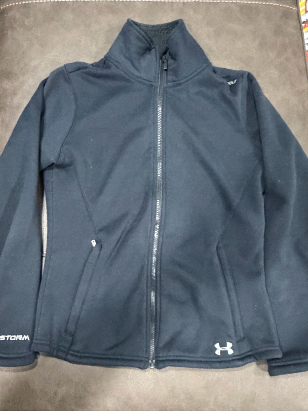 Under Armour Youth Black Full-Zip Puffer Jacket